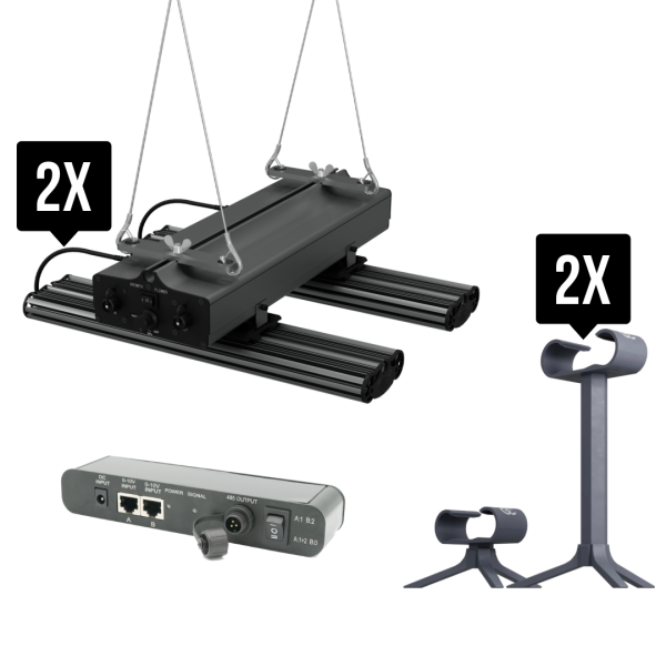 Das Power-Set - 2x GCx-4 PWR + 2x GC-TRIPOD + 1x GC-CONVERT